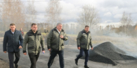 Ремонт на подъездной дороге к тульскому кладбищу выполнен наполовину - Молодой коммунар