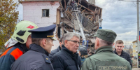 Дмитрий Миляев лично контролирует ликвидацию последствий взрыва в жилом доме в поселке Куркино - Правительство области