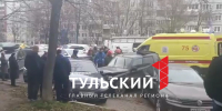 В Туле на перекресте улиц Фрунзе и Революции столкнулись три автомобиля - ТК Первый Тульский