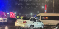 Жители Тулы сообщили о новом ДТП с маршруткой на Пролетарском мосту - ИА Тульская служба новостей