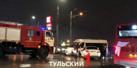 13-летняя девочка пострадала в ДТП с маршруткой на Пролетарском мосту в Туле - ТК Первый Тульский