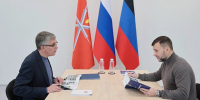 Дмитрий Миляев встретился с главой ДНР Денисом Пушилиным - Молодой коммунар