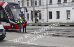 Трамваи встали на улице Советской в Туле из-за проблем с рельсами