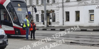 В Туле на улице Советской восстановлено движение трамваев после провала стыка рельсов - ИА Тульская служба новостей