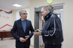 Дмитрий Миляев посетил социальные объекты в ДНР и ЛНР