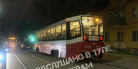 Трамваи встали на улице Оружейной в Туле из-за ДТП - ИА Тульская служба новостей
