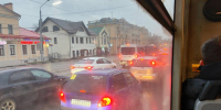 В тульском Заречье образовалась огромная пробка из-за ремонта и ДТП на мосту - ИА Тульская служба новостей