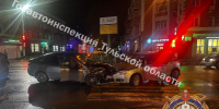 В Алексине столкнулись «Шкода» и «Лада» - Молодой коммунар