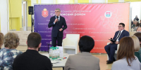 Губернатор Тульской области Дмитрий Миляев принял участие в интенсив-практикуме «Пространство развития: от идеи к реализации», где была представлена единая концепция развития пяти муниципальных районов региона. - ГТРК