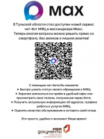 В Тульской области стал доступен новый сервис: чат-бот МФЦ в мессенджере Макс