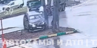 Момент бесконтактного ДТП с самосвалом в Туле попал на видео - ИА Тульская служба новостей