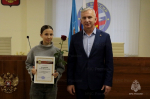 В региональном спасательном ведомстве чествовали добровольцев