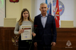 В региональном спасательном ведомстве чествовали добровольцев