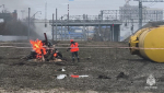 В Туле провели учения по ликвидации разлива нефтепродуктов