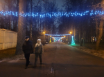 Украшения парка к Новому году 2025 2