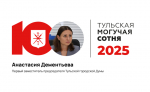Анастасия Дементьева заняла 60-е место в «Тульской могучей сотне»