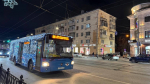 Новогоднее брендирование общественного транспорта