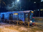 Новогоднее брендирование общественного транспорта
