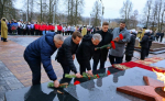 В Суворове торжественно открыли реконструированный мемориальный комплекс «Братская могила»