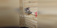 Опубликованы эксклюзивные кадры поврежденного обломками БПЛА дома в Туле - ТК Первый Тульский