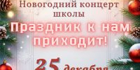 НОВОГОДНИЙ КОНЦЕРТ ШКОЛЫ - ДШИ им. Г.Г. Галынина