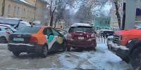 Водитель каршеринга скрылся после ДТП в центре Тулы - Myslo.Ru