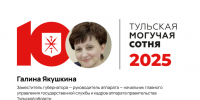 Галина Якушкина становится четвертой в рейтинге «Тульская могучая сотня» - ИА Тульская пресса.Ru
