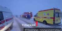 Прокуратура проводит проверку по факту ДТП с автобусом в Богородицком районе - ТК Первый Тульский