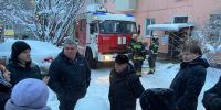В Туле организовано временное размещение жильцов после пожара на улице Сурикова - ИА Тульская служба новостей