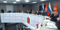 Итоги работы в новогодние дни обсудили в Туле на заседании Дмитрия Миляева - ТК Первый Тульский