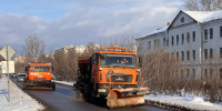 Администрация Тулы проводит антигололедную обработку магистралей - ТК Первый Тульский