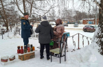 В Веневском районе инспекторы информируют жителей о противопожарных мерах
