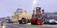 Коммунальные службы Тулы устраняют последствия снегопада - ГТРК