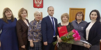 Сегодня в Советском районном суде г.Тулы поздравили мирового судью в отставке О.И. Волкову с юбилеем - Советский районный суд