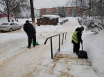 В каких районах Тулы наиболее оперативно справились со снегопадом