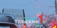 Тула встала в "бордовых" пробках утром 14 января - ТК Первый Тульский