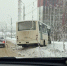 Автобус попал в снежный плен на Калужском шоссе в Туле - Молодой коммунар