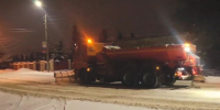 Более 1 000 кубометров снега вывезли с улиц Узловой - ТК Первый Тульский