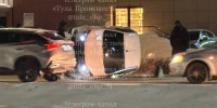 В Туле в районе Зеленостроя перевернулась Lada - ИА Тульская служба новостей