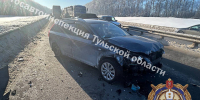 Три иномарки столкнулись на трассе М-2 в Щёкинском районе - ИА Тульская служба новостей