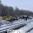 Кадры с места ночной аварии на перегоне Жданка — Товарково - ГТРК