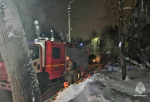 Появилось видео с места возгорания в доме на улице Софьи Перовской