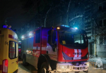 Появилось видео с места возгорания в доме на улице Софьи Перовской