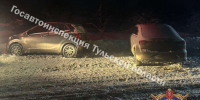 27 января на автодороге «Шатск-Гамово» в Ленинском районе Тульской области произошло ДТП с лобовым столкновением. - ГТРК