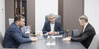 Дмитрий Миляев встретился с президентом ООО УК «Промышленно-металлургический холдинг» Евгением Зубицким - Корпорация развития Тульской области