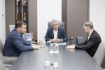 Дмитрий Миляев встретился с президентом ООО УК «Промышленно-металлургический холдинг» Евгением Зубицким