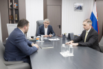 Дмитрий Миляев встретился с президентом ООО УК «Промышленно-металлургический холдинг» Евгением Зубицким