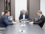 Дмитрий Миляев встретился с президентом «Промышленно-металлургического холдинга»