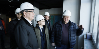 Губернатор Дмитрий Миляев проинспектировал строительство школы в ЖК «Суворовский-2» - Myslo.Ru
