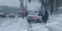 ДТП произошло на проспекте Ленина в Туле: встали трамваи - ИА Тульская служба новостей